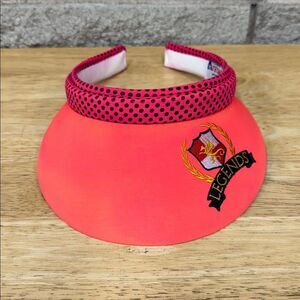 Vintage Texace Legends Pink Golf Visor Hat